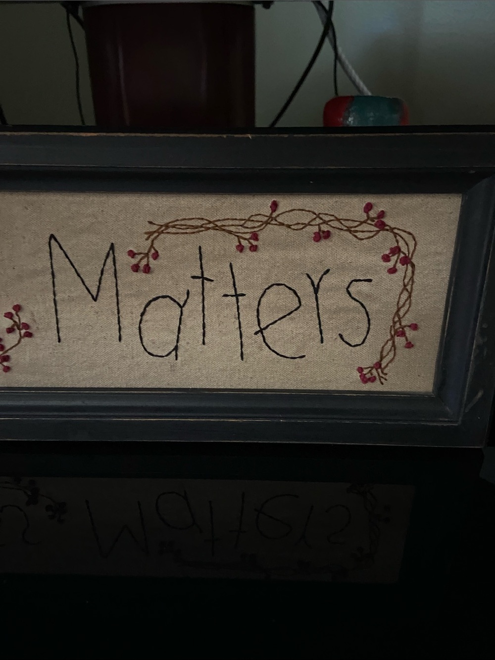 Stitched Primitive Sign - Picture 3 of 3